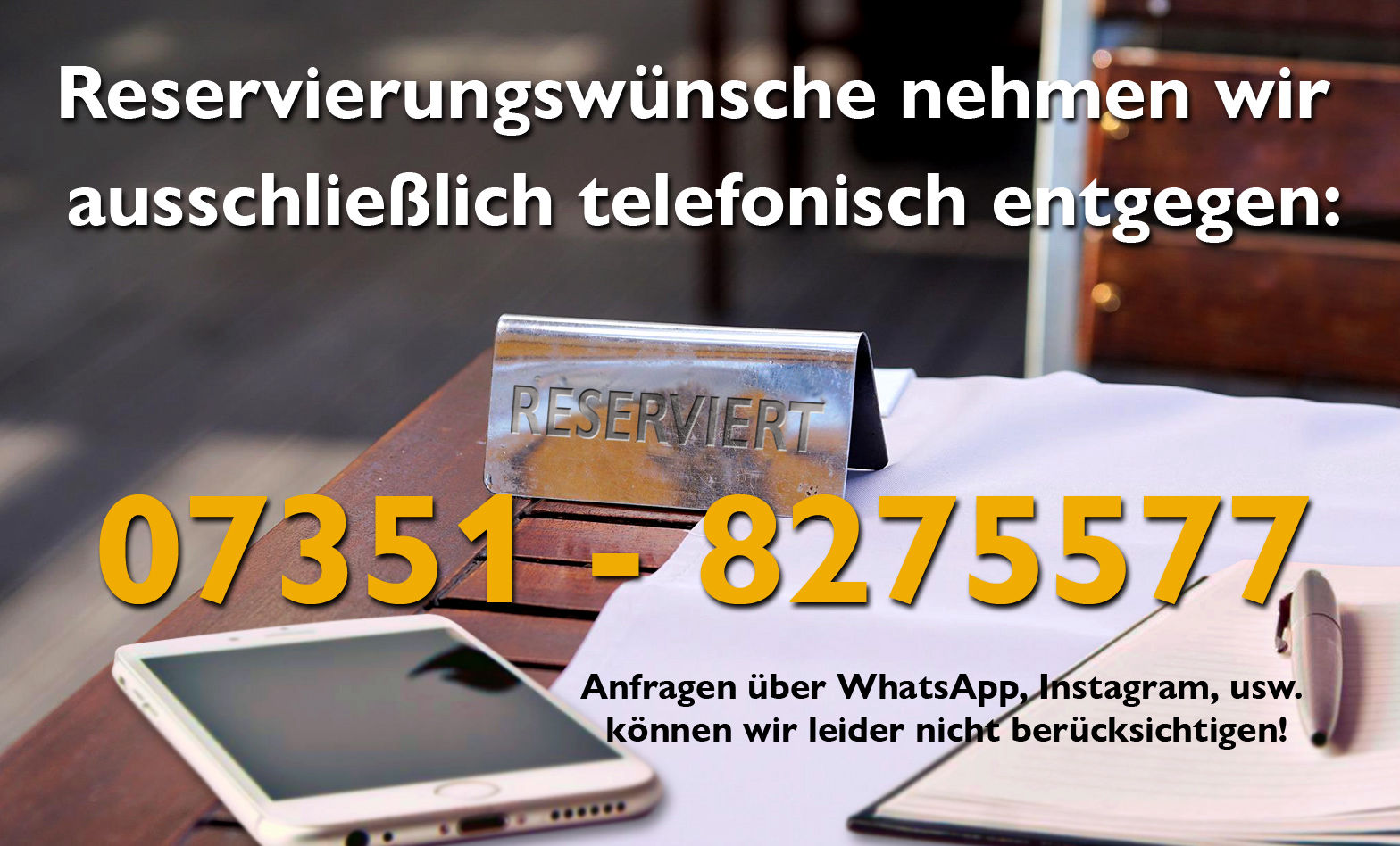 Reservierung